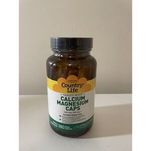 Country Life Calcium-Magnesium with Vitamin D Complex Exp Date- 7/2026